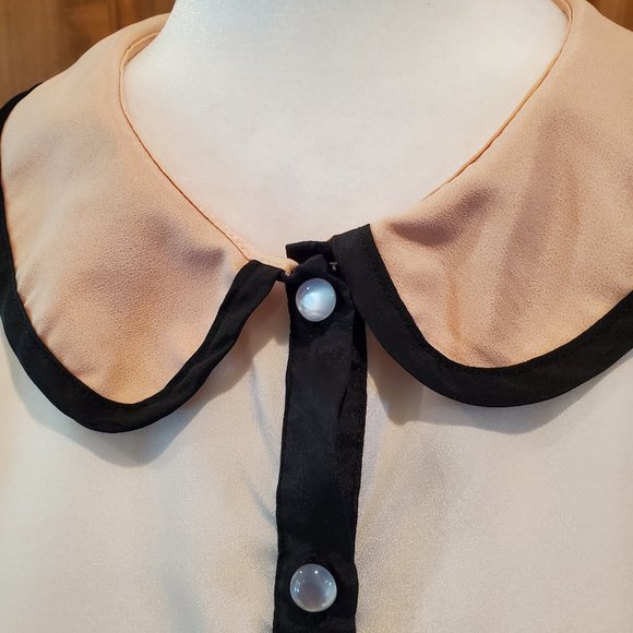 Button Up Trendy Blouse - Picture 2 of 12